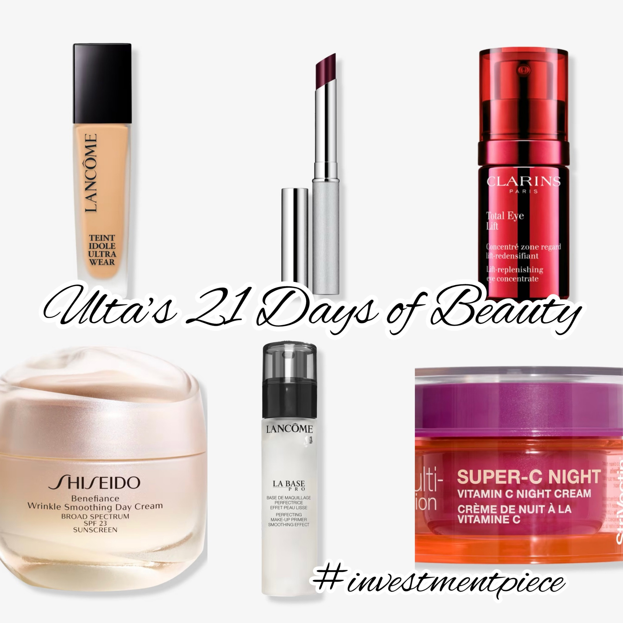 From cult fave shades to must have serums and creams- get up to 50% off on these beauty steals today only @ulta #21daysofbeauty #investmentpiece 

#LTKSaleAlert #LTKBeauty #LTKFindsUnder50