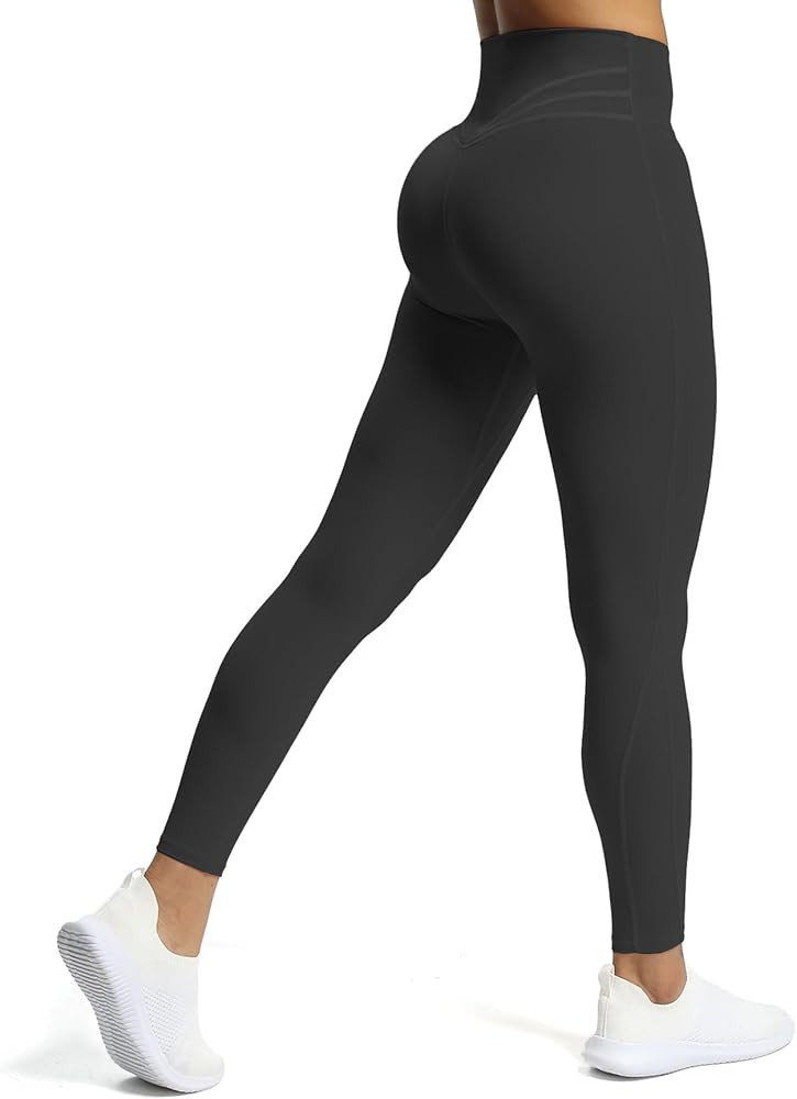 Aoxjox High Waisted Workout Leggings for Women Trinity Yoga Pants | Amazon (US)