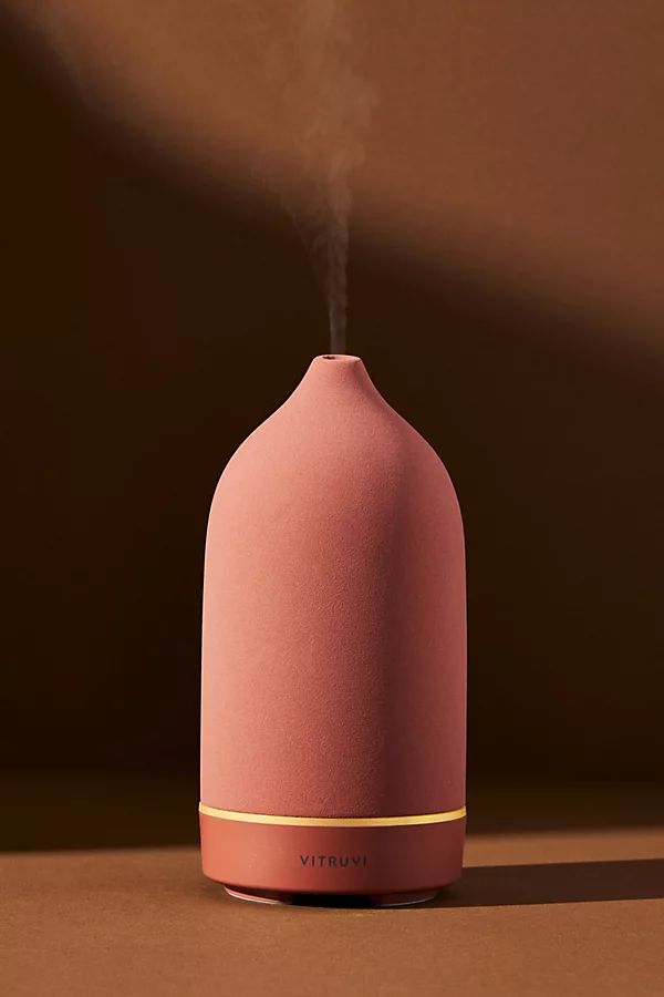 Vitruvi Stone Essential Oil Diffuser By Vitruvi in Pink | Anthropologie (US)
