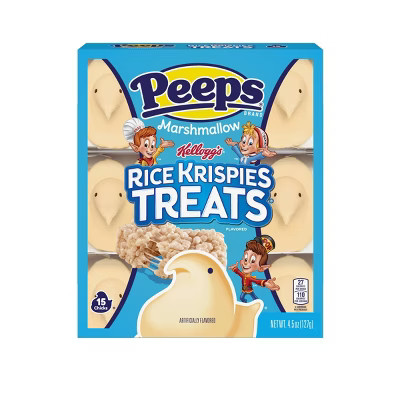 Peeps Easter Rice Krispie Treats Flavored Marshmallow Chicks - 4.5oz | Target