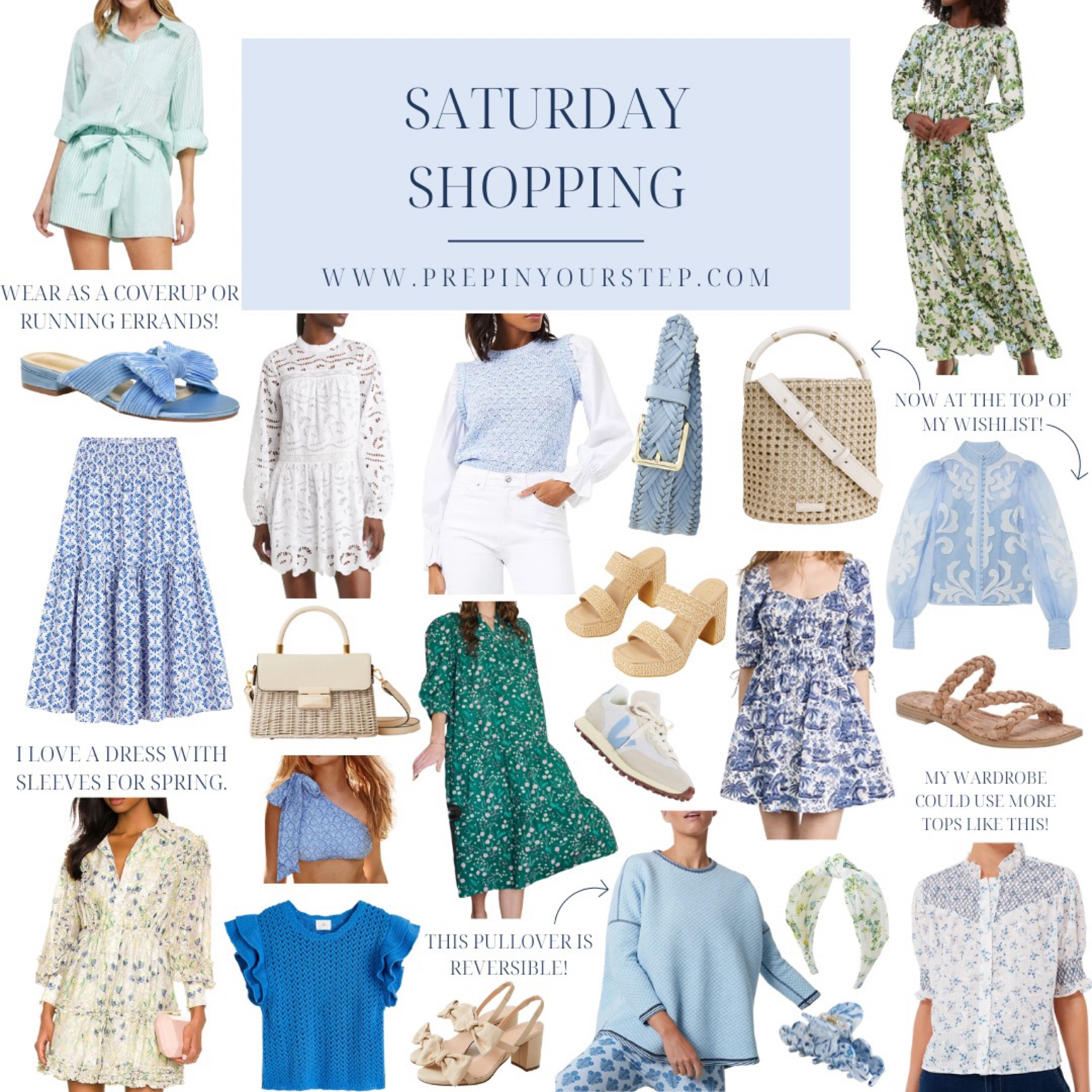 This weekend felt like Spring! We were in Fairhope for a friends wedding and ate nearly every meal outside enjoying the sunshine and comfortable temperature! 

I can't help myself from browsing all the new spring arrivals coming out. I realize that this is the hardest time of year for me to dress for since summer gets so hot in Alabama, and I probably should focus in on transitional pieces to wear now but find summer silhouettes more fun. You'll see a few of those in this Saturday Shopping round up along with some pieces I'd easily want to wear through the summer. 

#LTKSeasonal #LTKunder50 #LTKunder100