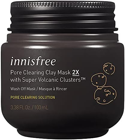 innisfree Pore Clearing Clay Masks with Volcanic Cluster | Amazon (US)