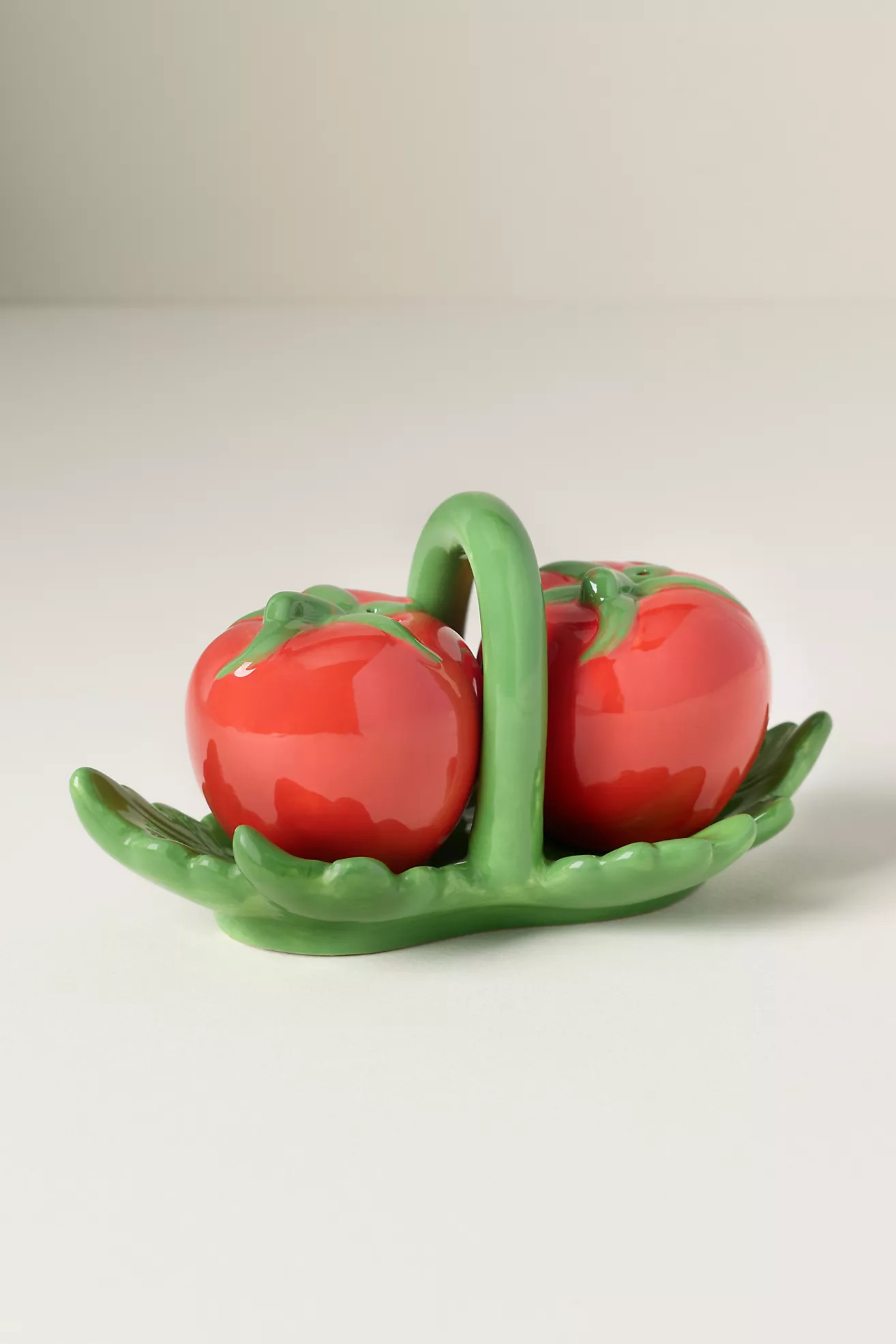 Tomato Dolomite Salt & Pepper Shakers | Anthropologie (US)