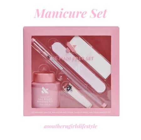 Great little gift idea. Could add a cosmetics bag & nail polish. 

On Sale with Target Circle. Olive & June Nail Polish Mani Prep Set

Nail file, nail buffer, nail clipper, clean up brush & nail polish remover pot.

#LTKbeauty #LTKstyletip #LTKsalealert