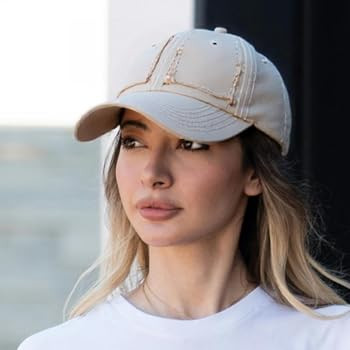 Amazon.com: Unisex Baseball Visor Cap Trucker Sun Hats with Distressed Design for Casual Outdoors... | Amazon (US)
