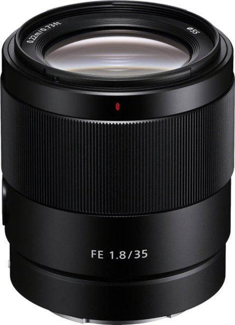 Sony - 35mm f/1.8 FE Wide-Angle Lens for Select E-Mount Cameras - Black | Best Buy U.S.