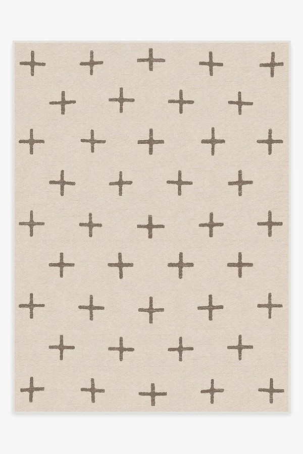 Crosby Ivory & Taupe Rug | Ruggable | Ruggable