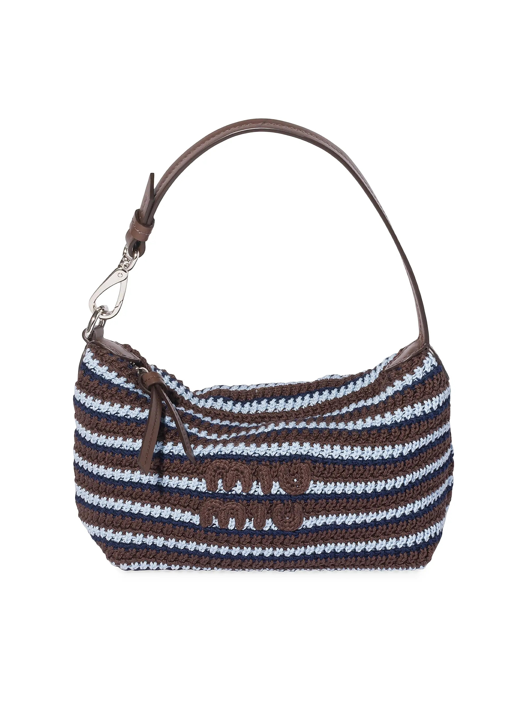 Miu Miu Crochet Pouch | Saks Fifth Avenue | Saks Fifth Avenue