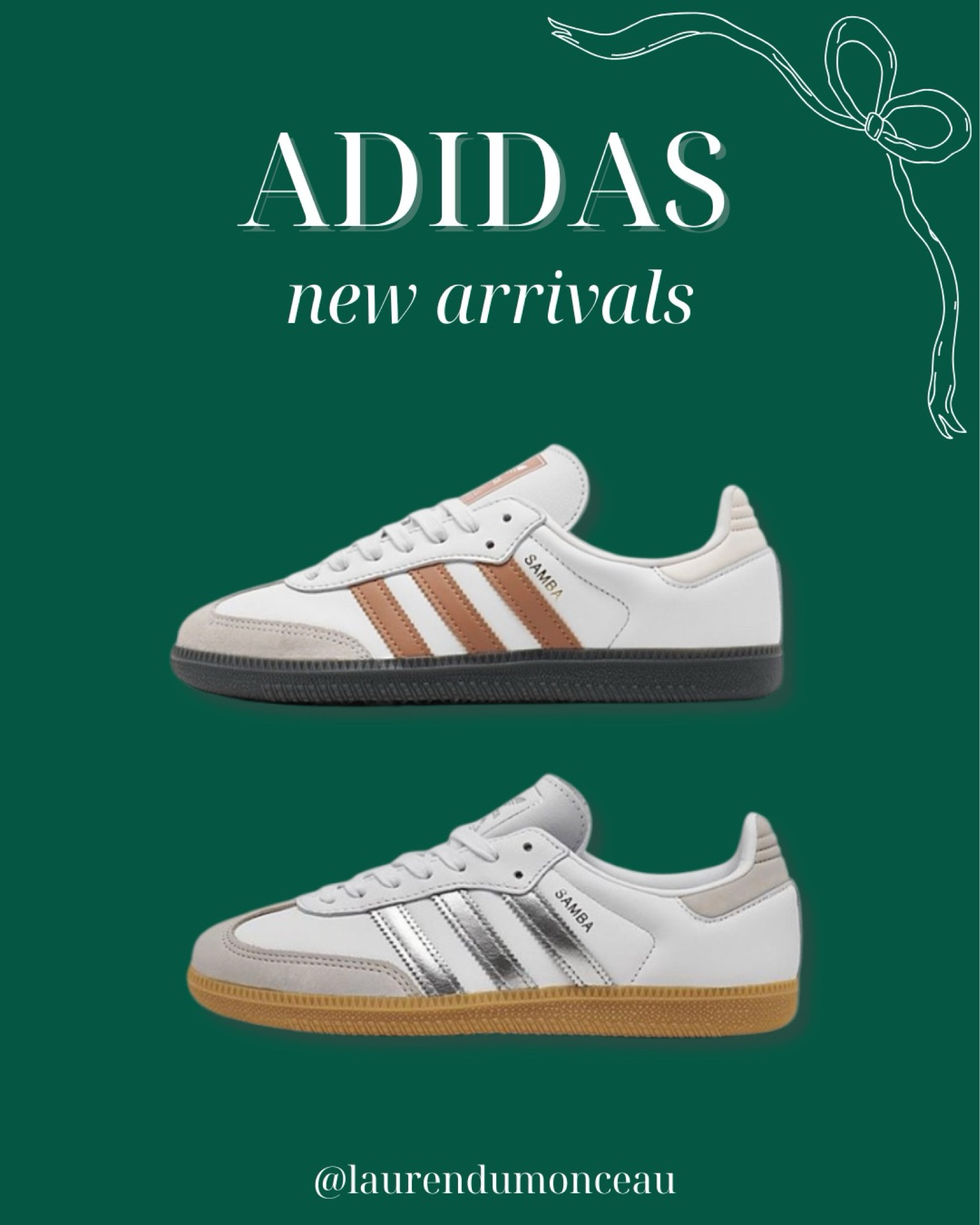 Adidas Samba New Arrivals 

Adidas, adidas women, adidas sneakers, adidas gazelle, adidas samba, women’s sneakers, casual outfit, gifts for her, gifts for women, gifts for teens 


#LTKGiftGuide #LTKShoeCrush #LTKCyberWeek