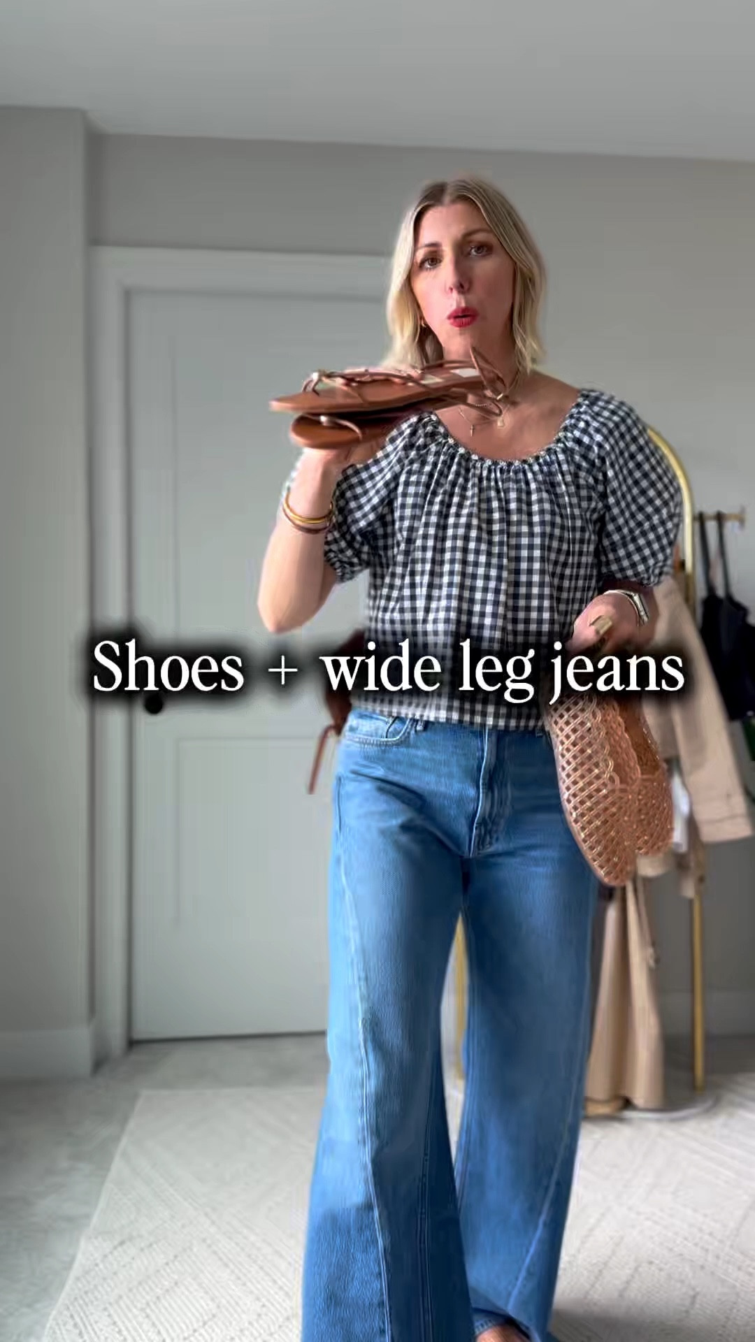 Pairing shoes with wide leg jeans!

#LTKootd #LTKOver40 #LTKSeasonal