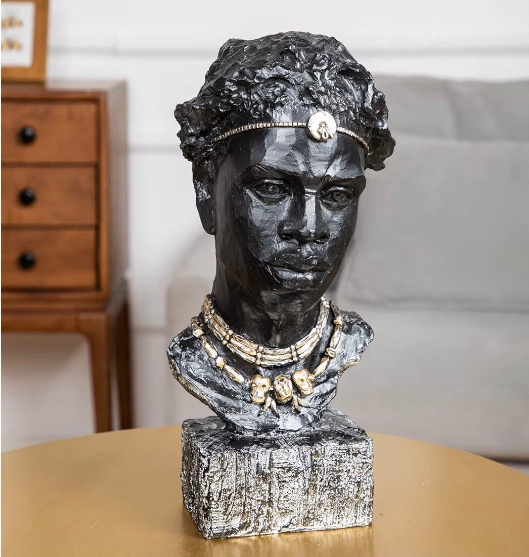 African Sculpture Resin Figurine, Handmade Home Decor



#LTKHome