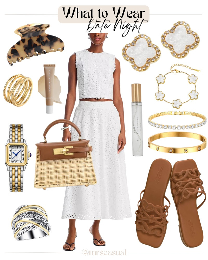 Date night but keep it classic 🤍 This set is absolutely stunning and the accessories are perfection ✨ 🔗⬇️

#LTKootd #LTKOver40 #LTKSeasonal
