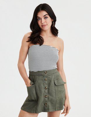 AEO Striped Smocked Tube Top | American Eagle Outfitters (US & CA)