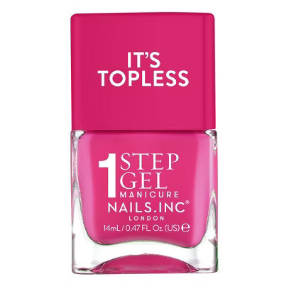 Nails Inc. It’s Topless, 4-in-1 Base Coat, Treatment, Color and Top Coat 1-Step Gel Nail Polish - Olivia - 0.47 fl oz | Target
