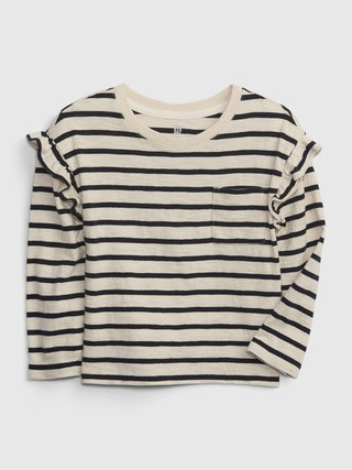Toddler Organic Ruffle Pocket T-Shirt | Gap (US)