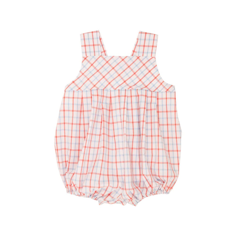 Branham Bubble - Coral Chandler Check | The Beaufort Bonnet Company