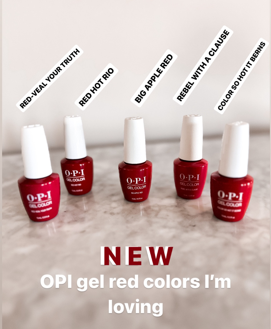Opi gel red nail polish I’m loving 

#LTKBeauty #LTKStyleTip #LTKFindsUnder100