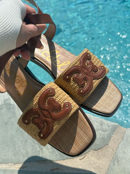 Cute new sandals for summer ☀️
TTS
Also comes in a light cream 

#LTKshoecrush