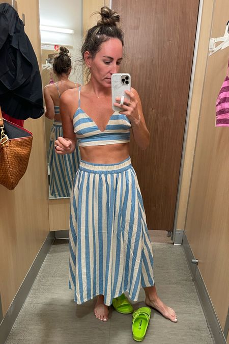 Summer skirt set | striped summer outfit | Target set 

#LTKSwim #LTKFindsUnder50 #LTKFestival