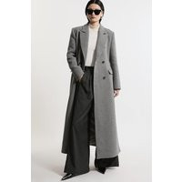 Italian Wool Mix Maxi Double Breasted Tailored Coat | Debenhams UK