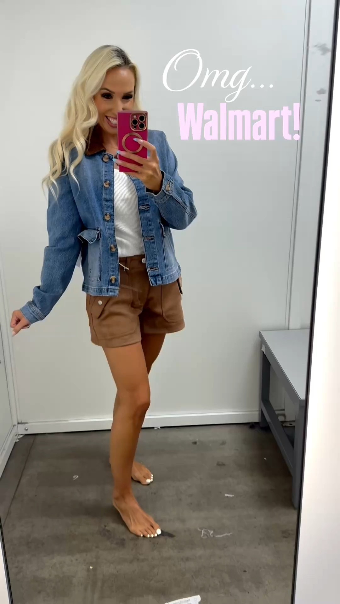 Walmart fall fashion is SO good right now! 🤎 Sharing an affordable Walmart fall try on featuring a denim jacket, brown faux suede shorts, cozy matching lounge sets, cute fall pajamas, a sparkly top, denim skirt, and the softest gray sweater set. These Walmart new arrivals are perfect for casual fall outfits, cozy everyday style, weekend looks, travel outfits, and affordable transitional fashion.

#LTKootd #LTKmomlife #LTKstorytime