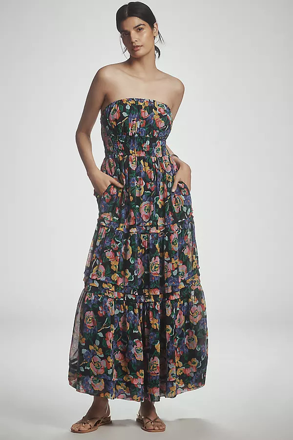 The Somerset Strapless Maxi Dress | Anthropologie (US)