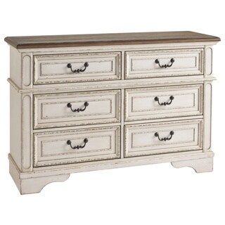 The Gray Barn Nettle Bank Chipped White Wood Casual Style Youth Dresser | Bed Bath & Beyond