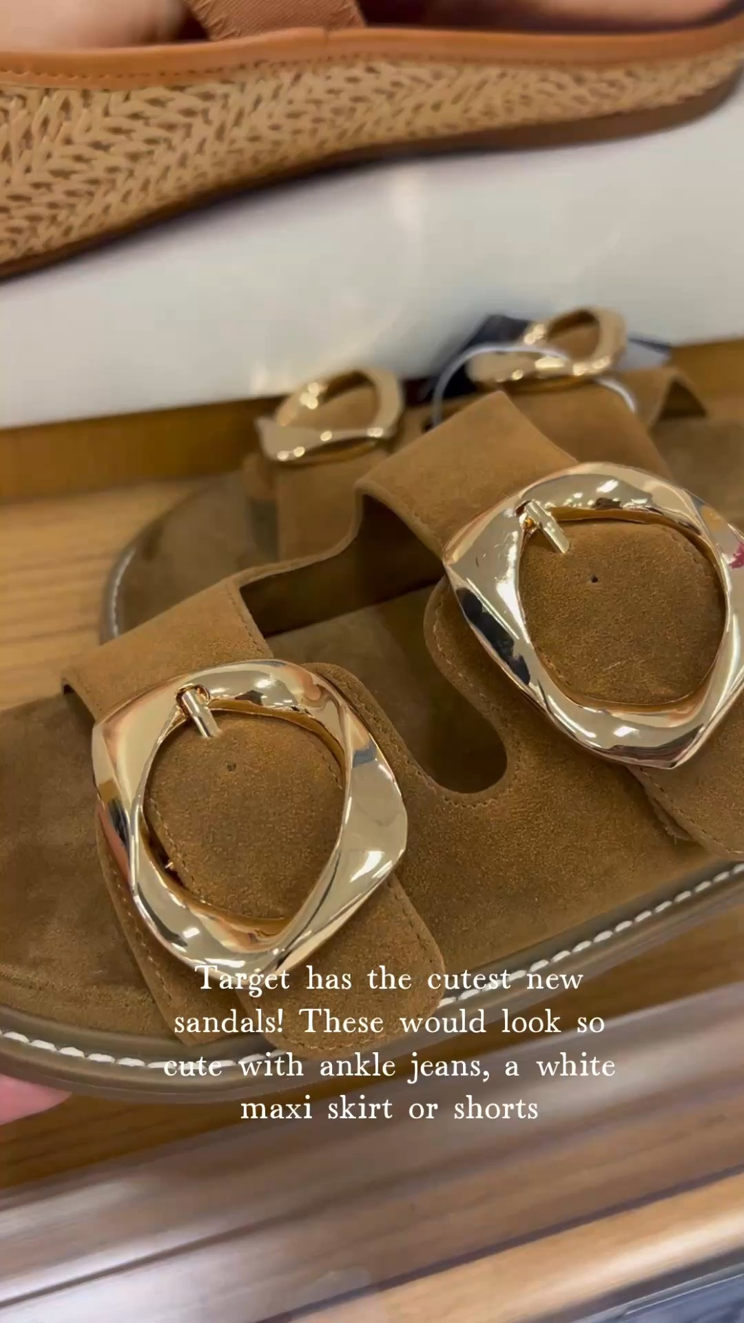 Target has the cutest new sandals! Loving these elevated style Birkenstocks with the gold buckle. More cute sandals link too! 

#LTKSeasonal #LTKActive #LTKootd