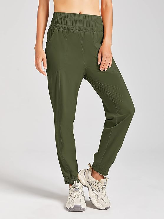 LASLULU Womens Joggers Lightweight Running Pants Athletic Workout Lounge Loose High Waisted Outdo... | Amazon (US)