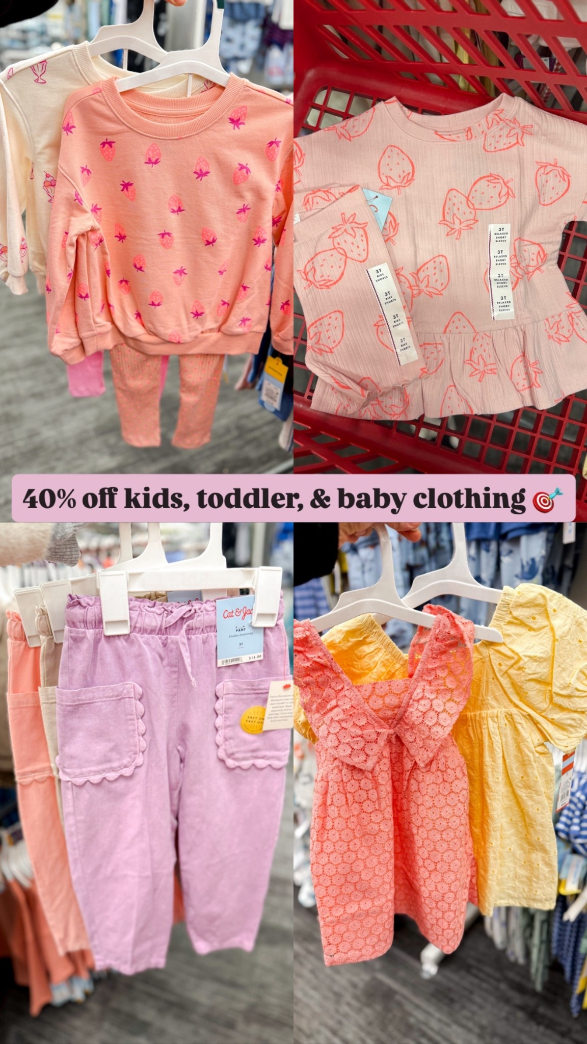 Toddler clothing 40% off today only 
Target deal days

#LTKBaby #LTKSaleAlert #LTKKids