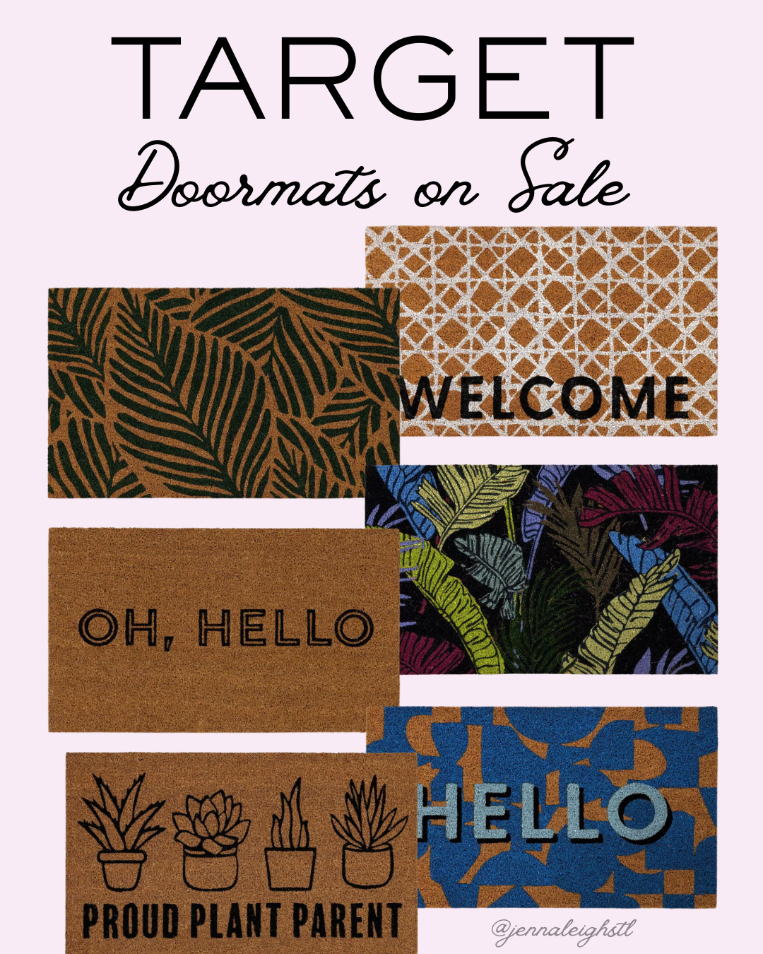 Target deal alert. Outdoor doormats are on sale right now, with styles marked down from $10 to $8. Such an easy and affordable way to refresh your front porch and add a little personality to your entryway for the season. 

 #LTKSeasonal #LTKHome #LTKSaleAlert