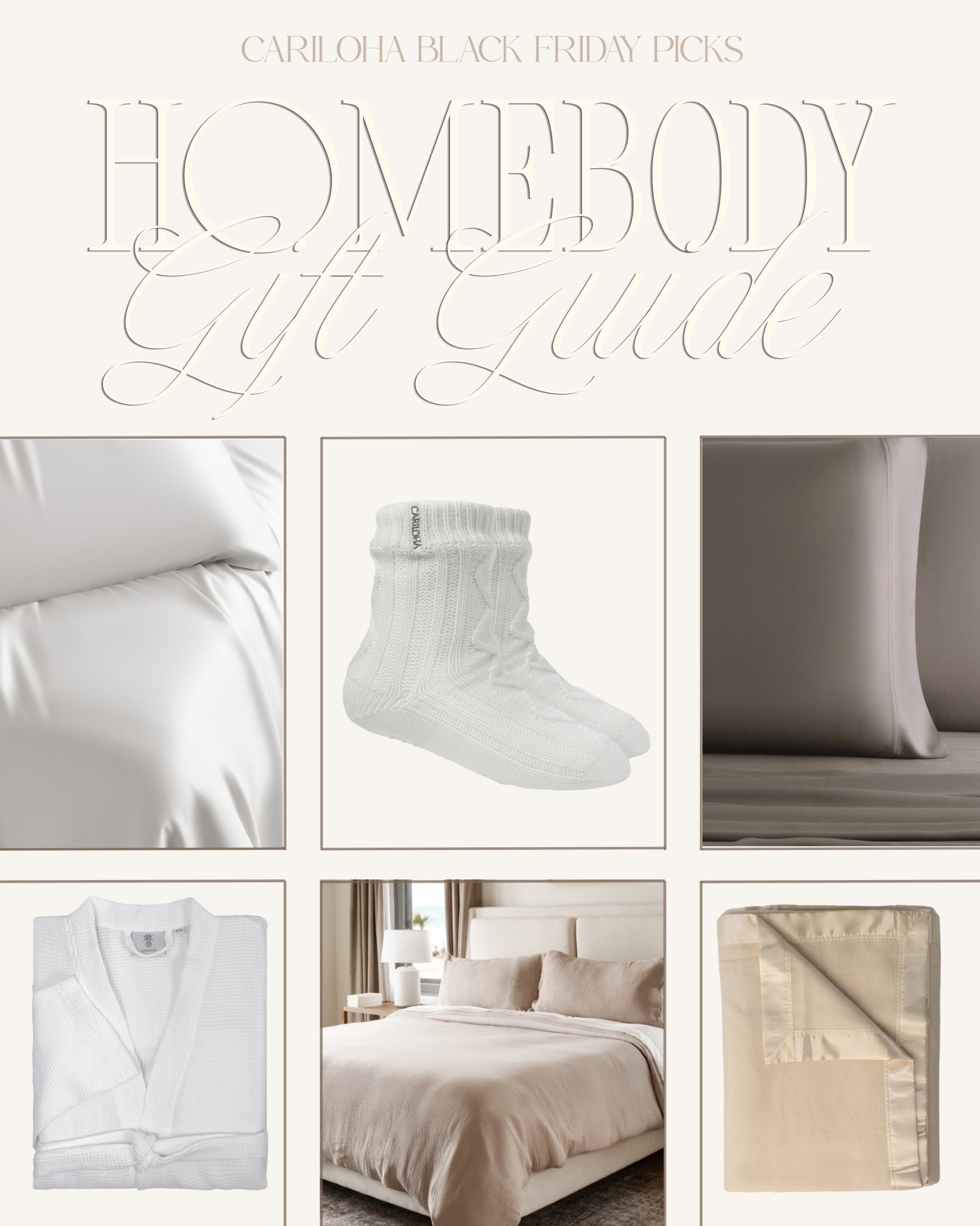 If cozy gifting is your love language… this is for you. I rounded up my @Cariloha must-haves — think buttery-soft robes, plush throws, luxe bedding, all the things that make slowing down feel intentional.

Black Friday deals are live + my code EVA40 works on top. Happy gifting ✨

#LTKGiftGuide #LTKHoliday #LTKCyberWeek