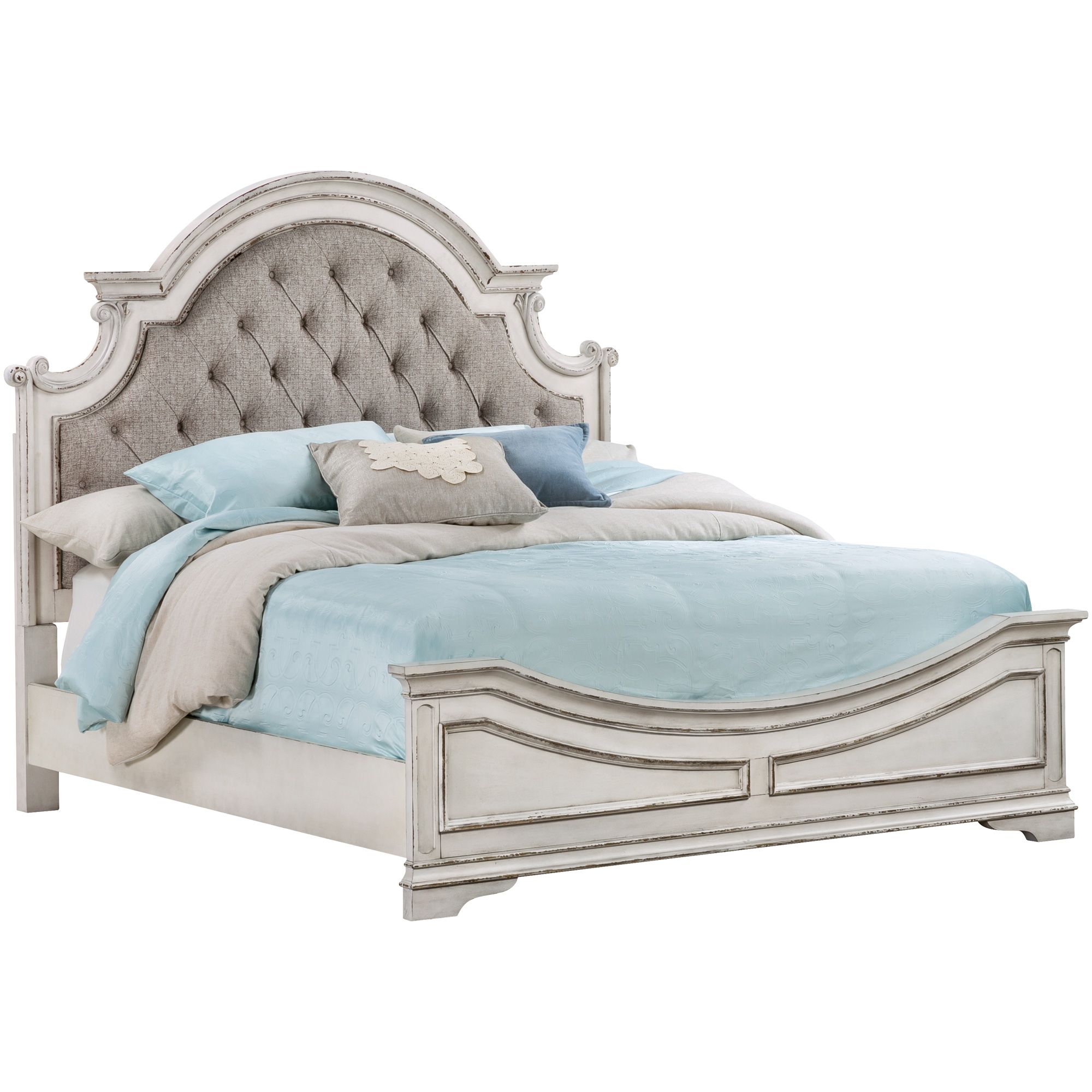 Magnolia Manor White Queen Bed | Slumberland Furniture