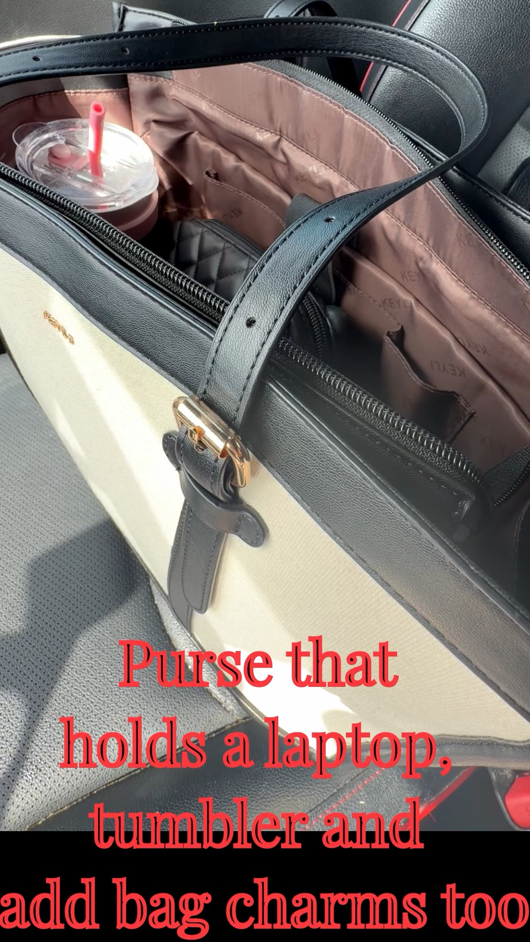 This 3-piece purse set is roomy, stylish, and perfect for everyday life! Fits your laptop, tumbler cup, work essentials + all the extras without feeling bulky. Great for work, travel, school, errands, teacher bag, office days, and busy mom life. Neutral handbag set that goes with everything ✨ Work tote goals 🤍

#WorkTote #LaptopBag #PurseSet #TeacherBag #OfficeStyle #EverydayBag #TravelBag #MomBag #NeutralStyle #LTKStyle #AmazonFinds #WorkBag #ToteBag #HandbagSet #BusinessCasual #CommuterStyle #FunctionalFashion