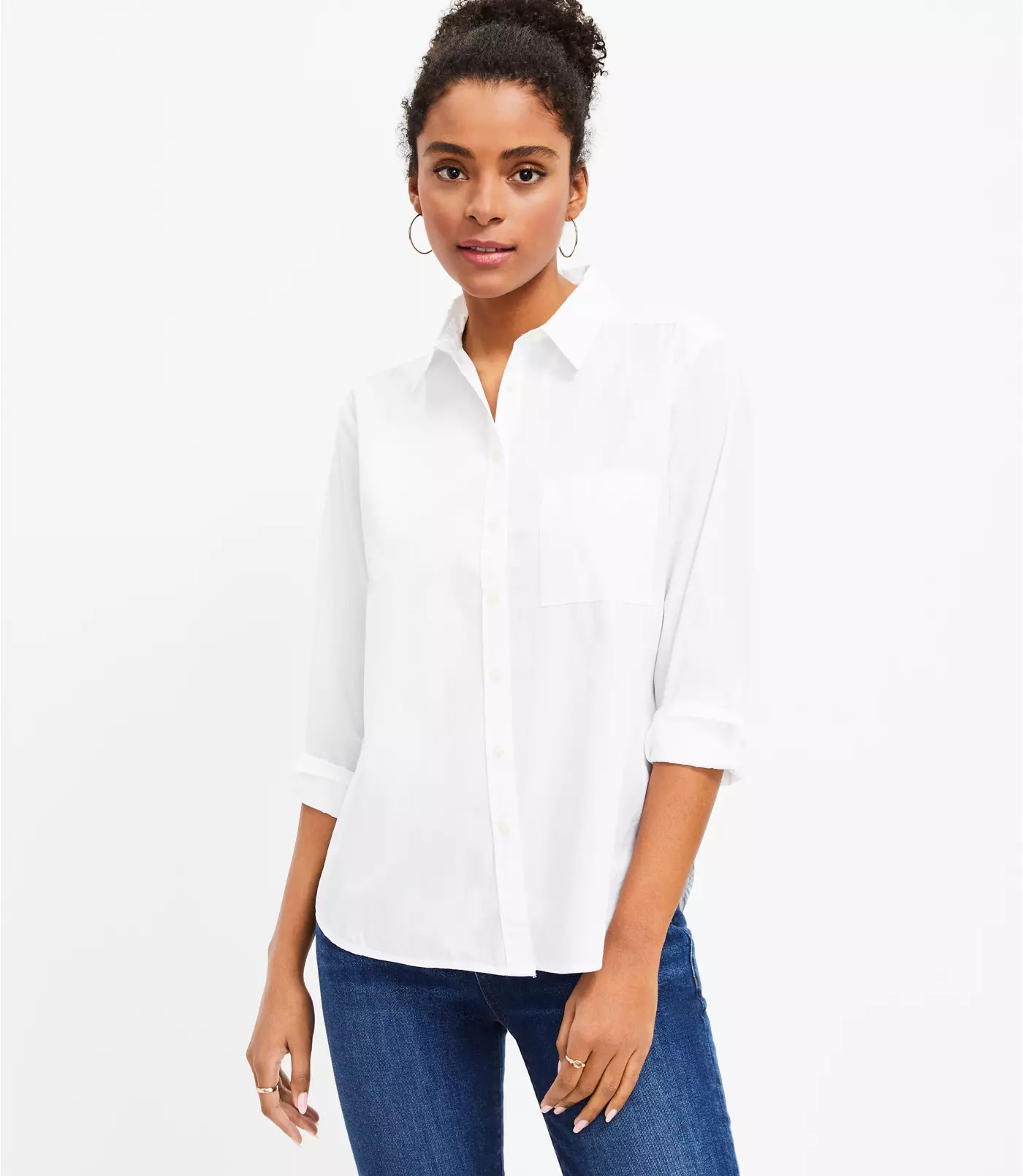 Everyday Pocket Shirt | LOFT