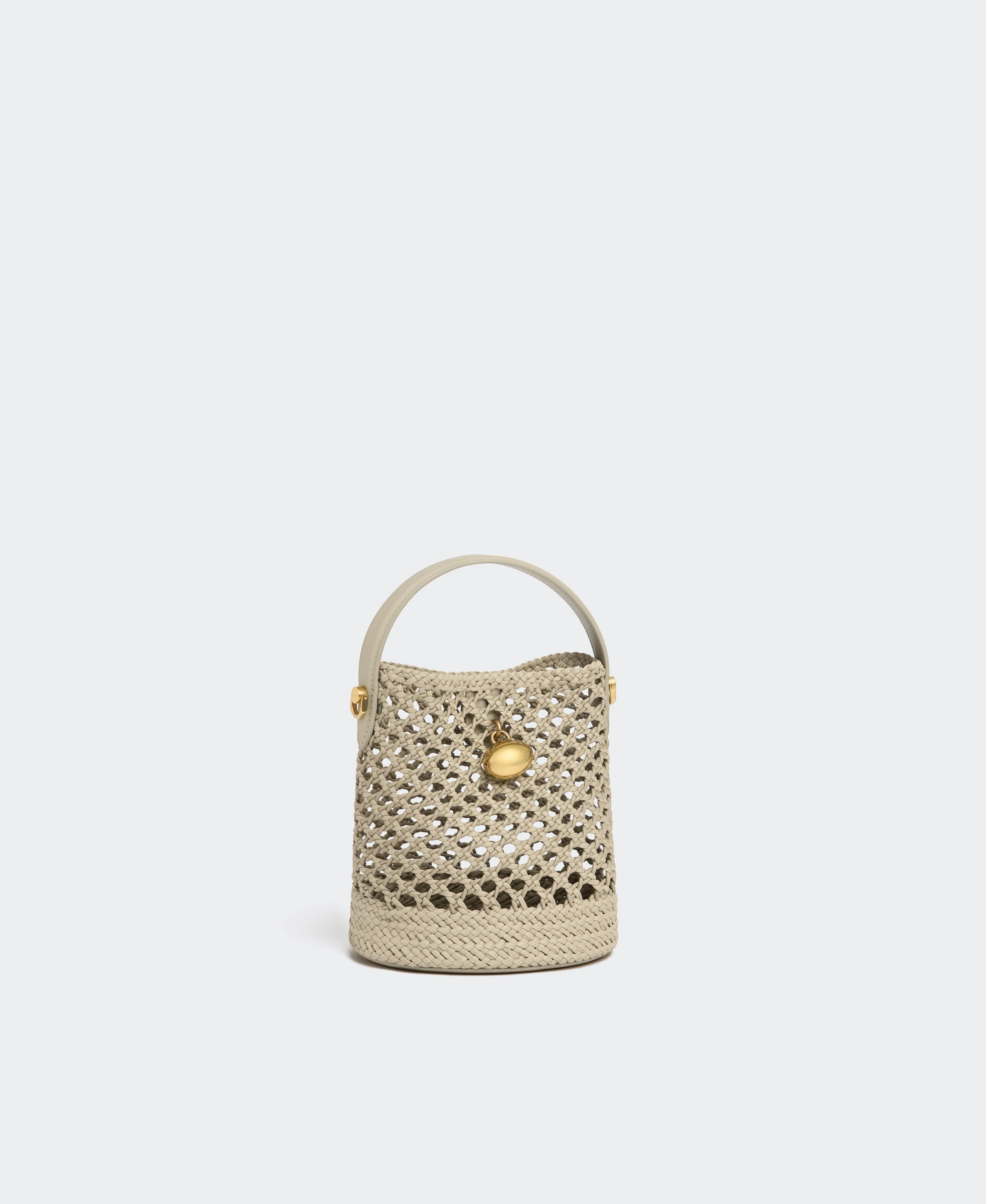 Cafun\u00e9 - Mini Egg Bucket - Oat(Woven) | Cafune limited