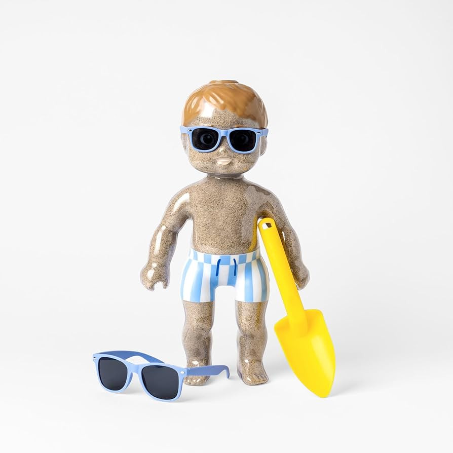 Waterproof Sailor Beach Doll - Clear, Fill with Sand for Swimming, Toddler Bath, Montessori Toy G... | Amazon (US)