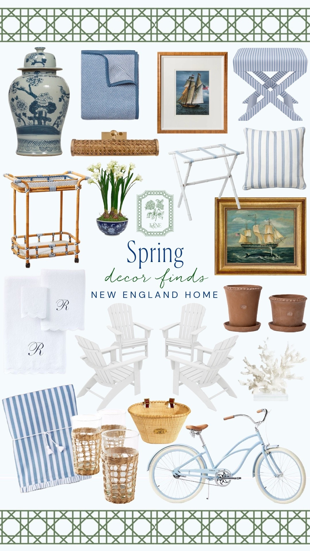 Spring home finds with a coastal & nautical vibe

#LTKOver40 #LTKHome #LTKSeasonal