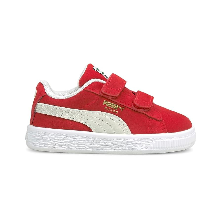 PUMA Toddler Boys Suede Classic Xxi V Ac Slip On Sneakers Shoes Casual - Red | Amazon (US)