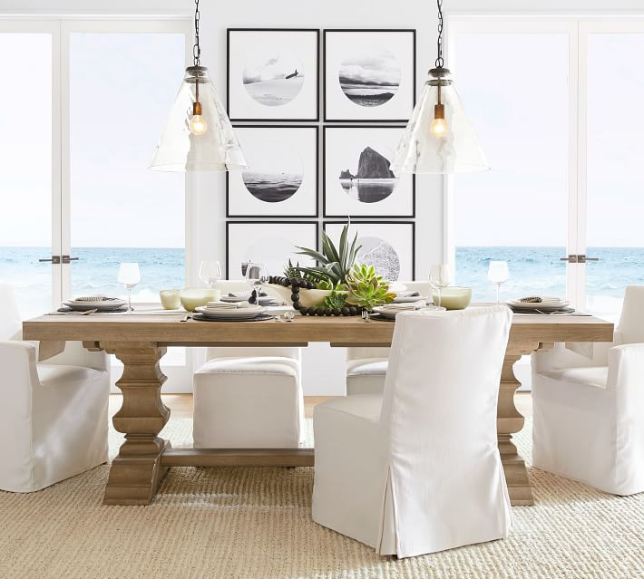 Banks Extending Dining Table | Pottery Barn (US)