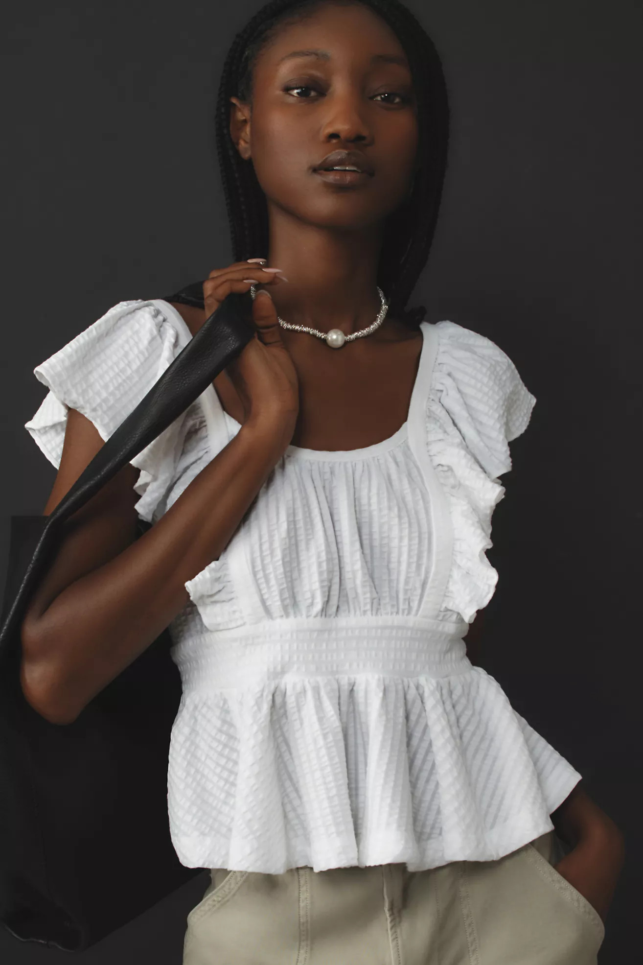 Color: WHITEFitStandardSizeXXSXSSMLXL Size GuideQty12345678910 | Anthropologie (US)