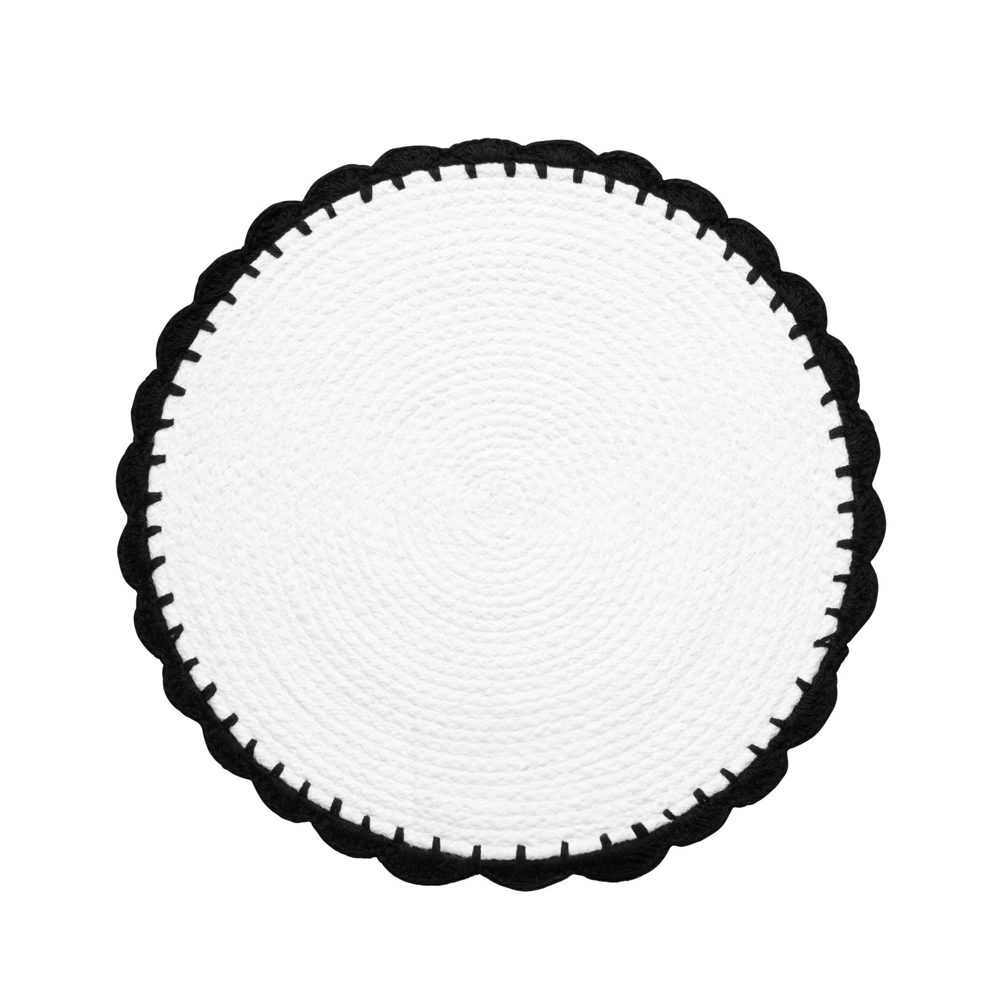 Thyme & Table 15" White Crochet Placemat | Walmart (US)