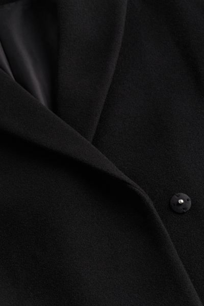 Double-breasted Coat - Black - Ladies | H&M US | H&M (US + CA)