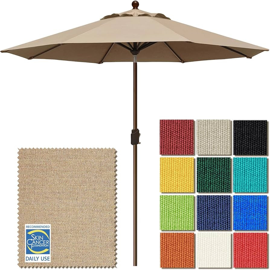EliteShade USA 10-Year-Non-Fading 9Ft Market Umbrella Patio Umbrella Outdoor Table Umbrella with ... | Amazon (US)