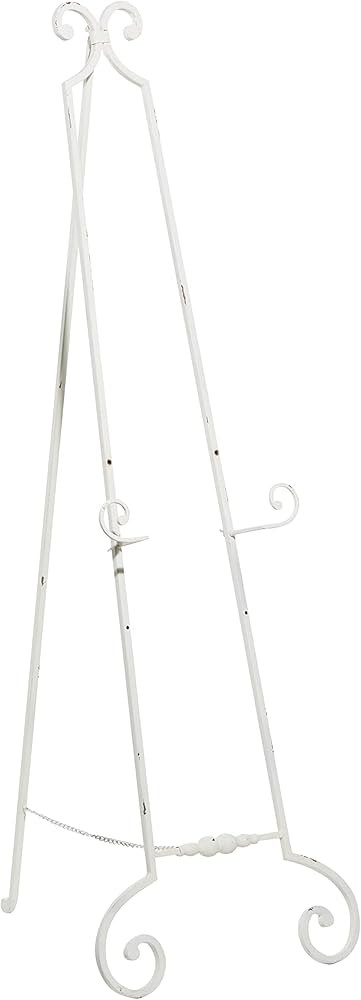 Deco 79 Metal Scroll Display Easel Large Adjustable 3 Tier Floor Standing Easel with Chain Suppor... | Amazon (US)
