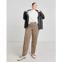 Leopard Barrel Leg Jeans | Simply Be (UK)