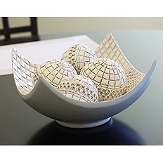 Seraphic 5pc Table Centerpieces for Dining Room, Large Decorative Bowls for Coffee Table Decor, K... | Amazon (US)