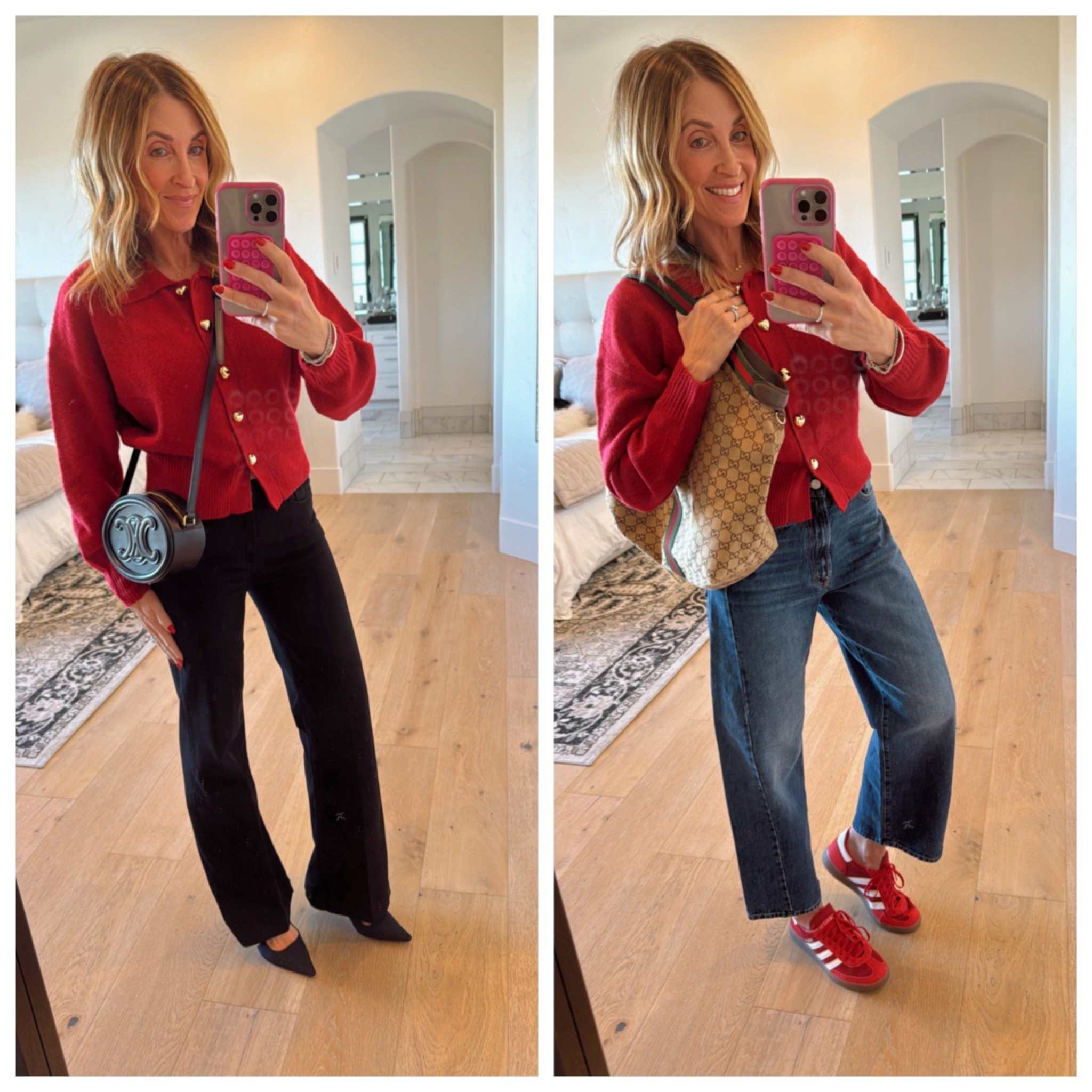 The perfect red cozy soft sweater from Target. Paired with Mother and Paige denim

#LTKHoliday #LTKootd #LTKOver40