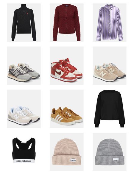 Mytheresa designer sale edit ✨

outfit inspiration, autumn style, Ami  de Coeur, wool turtleneck sweater, cable knit wool and cashmere cardigan, Polo Ralph Lauren, Lui striped shirt, the Frankie Shop, New balance, 574 suede sneakers, dunk high leather sneakers, Nike, campus 80s suede sneakers, Ganni, ribbed knit wool blend beanie, Paco Rabane, logo sports bra, Weston stretch cotton sweatshirt, Varley.


#LTKSeasonal #LTKsalealert #LTKeurope