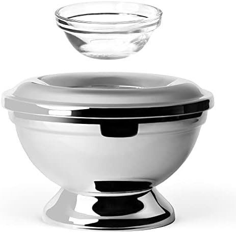 MARKY'S Glass and Metal Caviar Server Set - Single Serving – Premium Roe Chiller | Amazon (US)